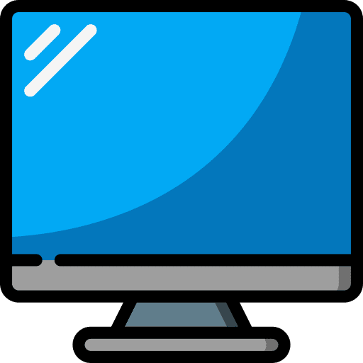 Monitor screen monitor electronic icon