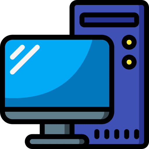 Pc pc computer monitor computer screen icon