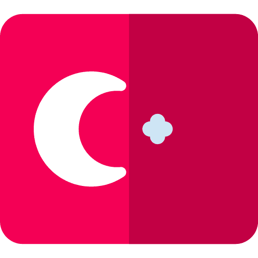 Turkey flag world nation icon