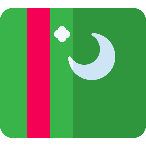 Turkmenistan flag flags turkmenistan icon