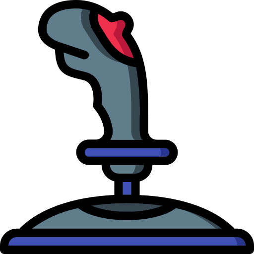 Joystick gaming video game electronics icon
