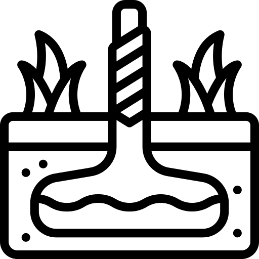 Oil drill oil drill industry technology icon