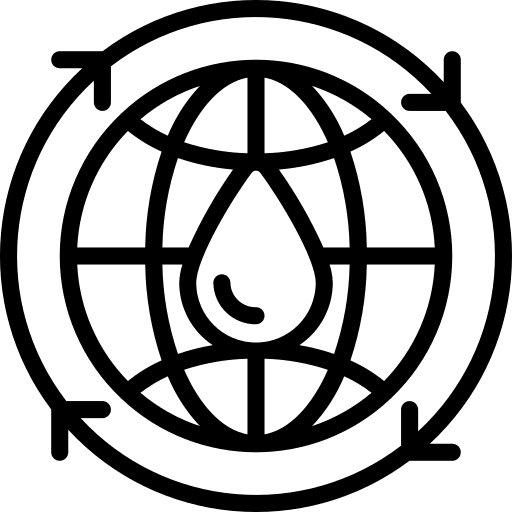 Oil oil global planet earth icon