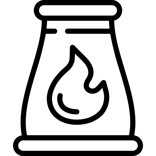 Refinery refinery gas fire icon