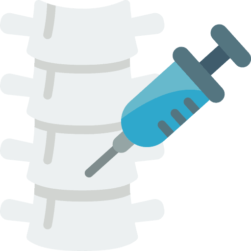 Spine spine back anesthetic icon