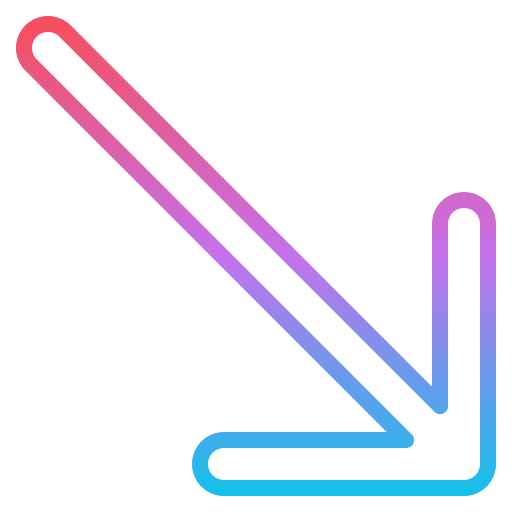 Diagonal control user interface arrows icon