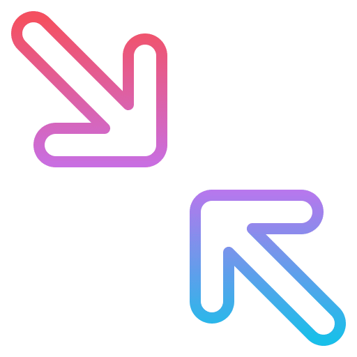 Minimize control point arrow icon