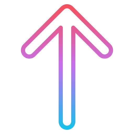 Up arrow direction navigate up arrow icon