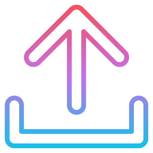 Upload cloud uploading navigate arrows icon