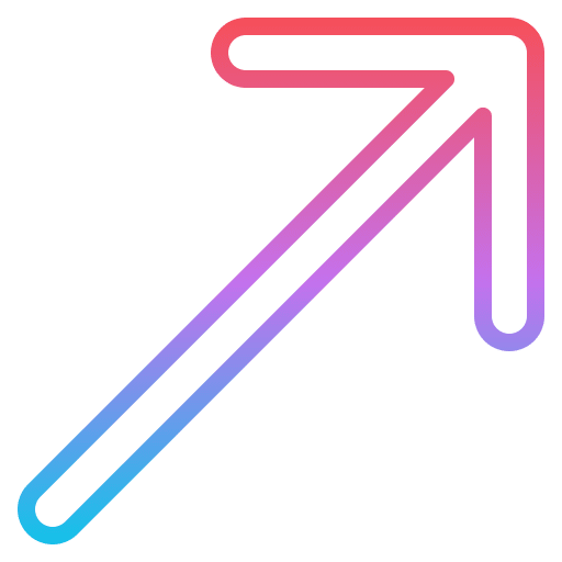 Diagonal arrow arrows direction icon