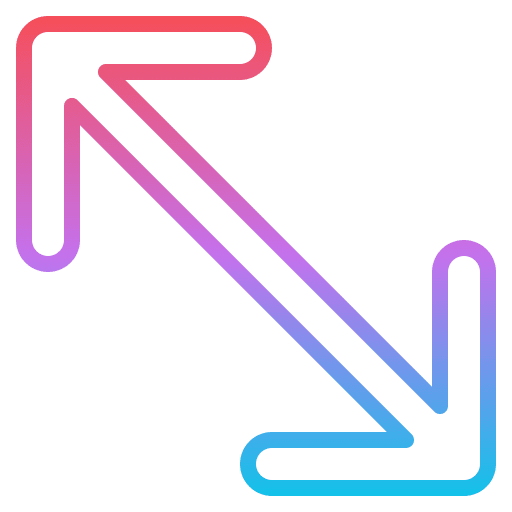 Expand arrows point expand icon