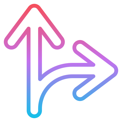 Go right go right point arrows icon