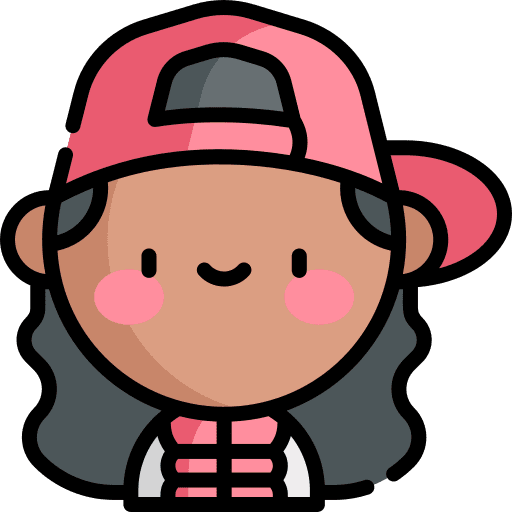 Girl girl user hat icon