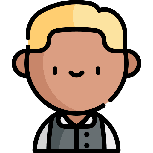 Man profile boy person icon