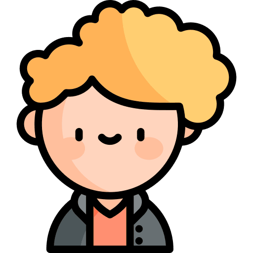 Man profile man curl icon