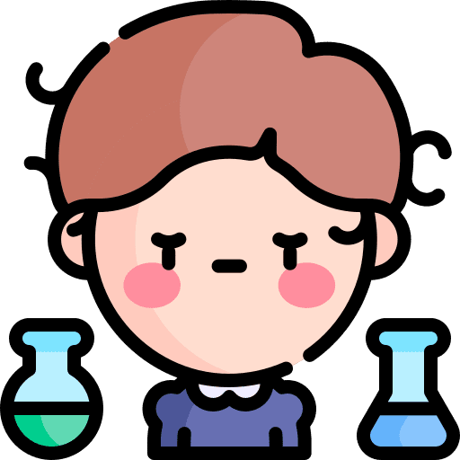 Scientist professions and jobs scientist technician icon