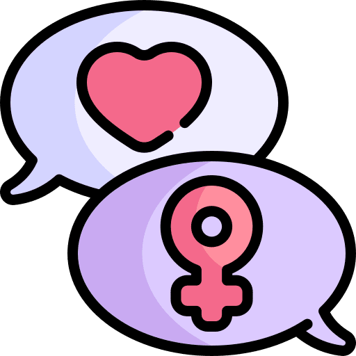 Chat communications empowerment vindication icon
