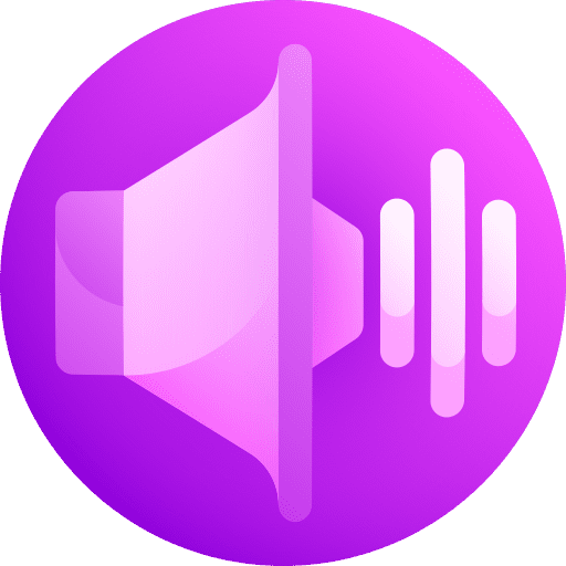 Sound volume audio speaker icon