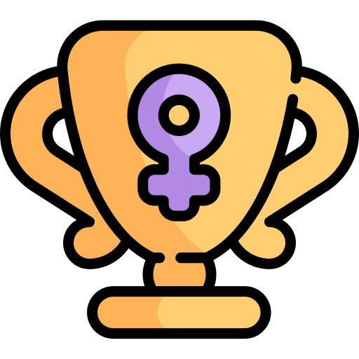 Trophy award winner gender icon
