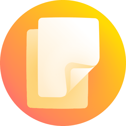 Copy paper document archive icon