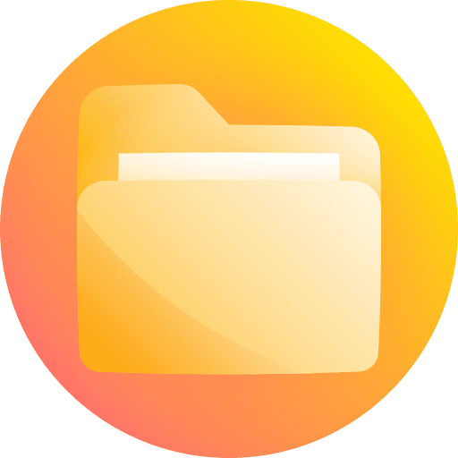 Folder files and folders office material folder icon