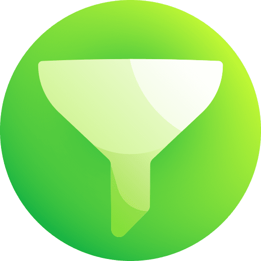 Filter ui tool funnel icon