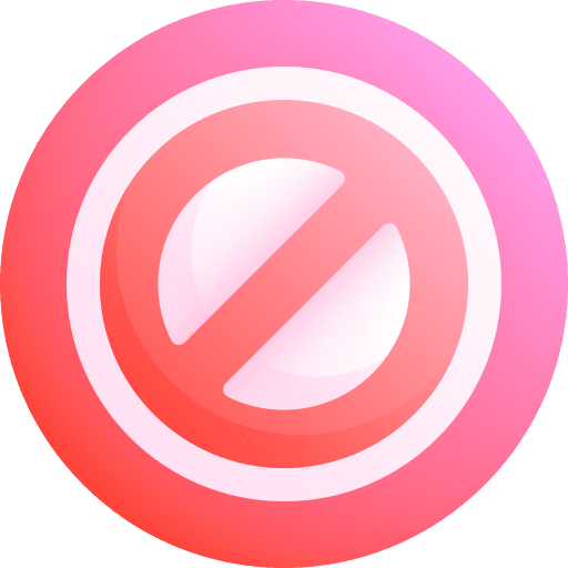 Forbidden forbidden prohibition signaling icon