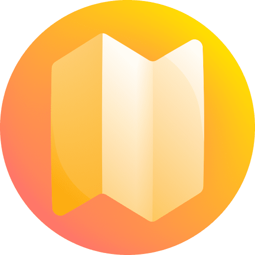 Map navigation geography orientation icon