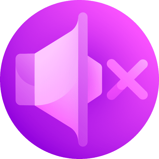 No sound mute ui option icon