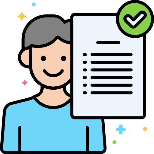 Kyc business and finance finance and business approve icon