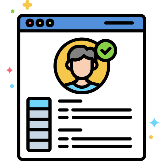 Online activity password login access icon