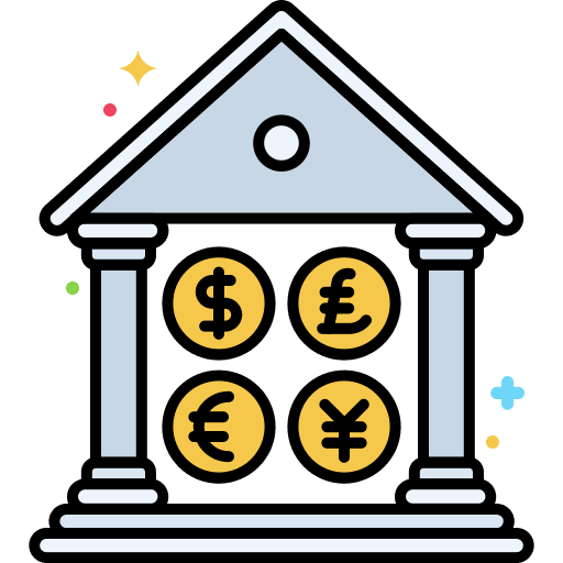 Wholesale wholesale currencies banking icon