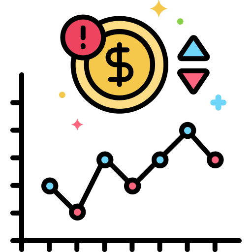 Alerts business seo and web graph icon