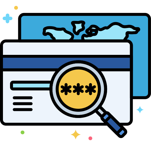 Cvv mobile payment finance and business ui icon