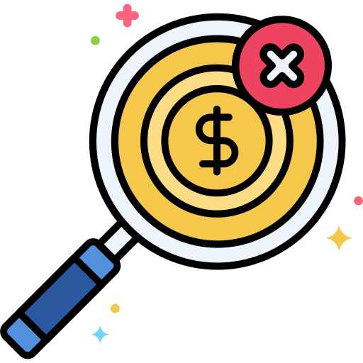 No charges interest taxes business and finance icon