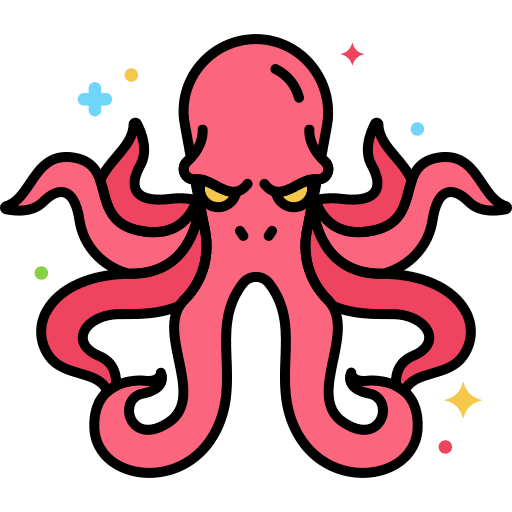 Kraken kraken halloween horror icon