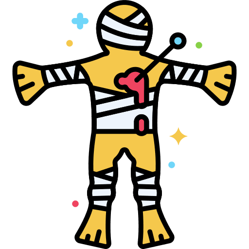 Curse scary horror frightening icon