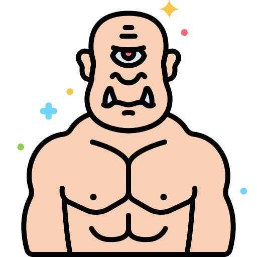 Cyclops character monster giant icon