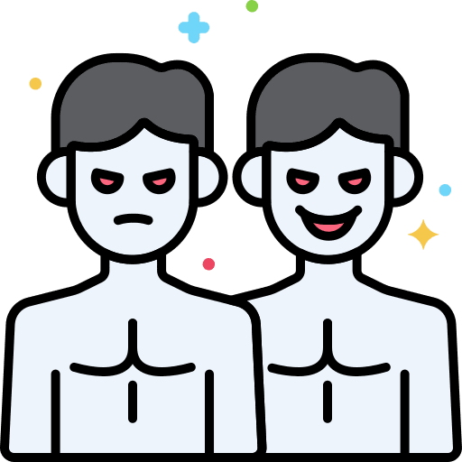 Doppelganger twin costume halloween icon