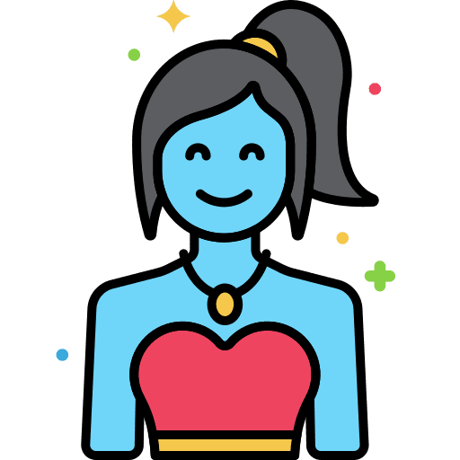 Genie people woman fantasy icon