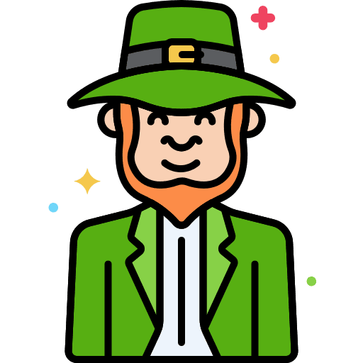 Leprechaun costume avatar leprechaun icon