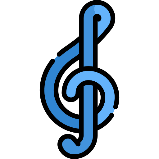 Treble clef g clef treble clef musical composition icon