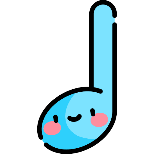 Musical note audio sound song icon