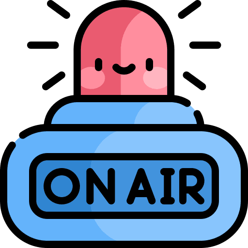 On air signaling program live icon