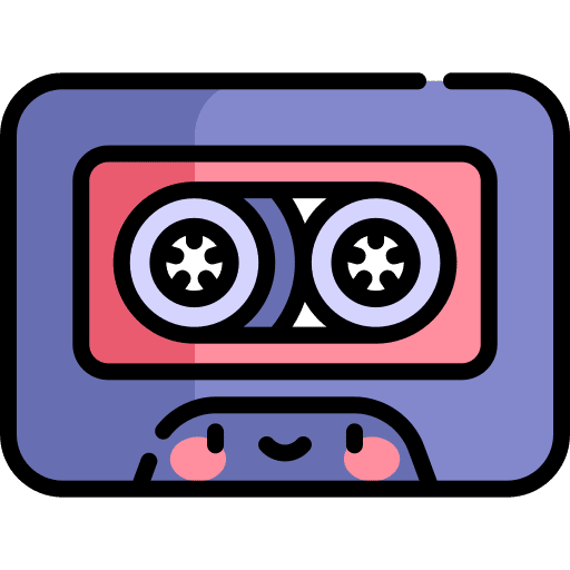 Cassette technology radio audio icon