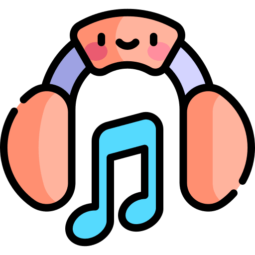Headphones music electronic headphones icon