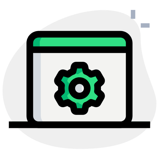 Browser settings browser settings interface settings icon