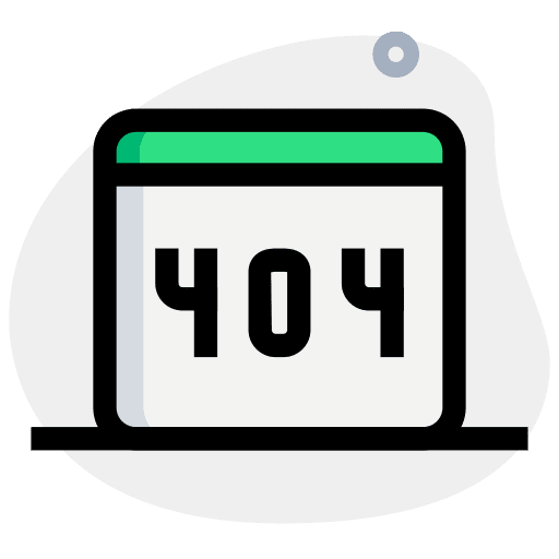Error website seo and web 404 error icon
