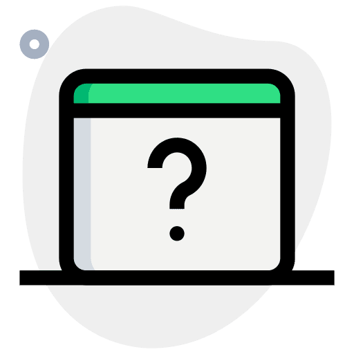 Unknown question mark unknown web icon