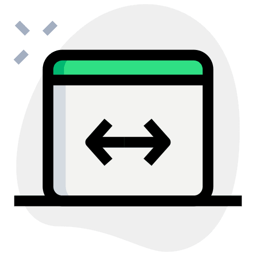 Web browser web browser double arrow seo and web icon